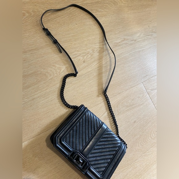 Authentic quilted Rebecca Minkoff black purse - Picture 3 of 5